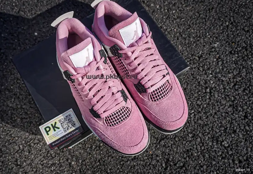 Jordan TO 4 READY PK RETAIL SHIP “Orchid” Air MATERIALS Jordan GOD 0504